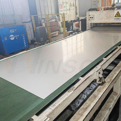Lange levensduur SUS 304 304L 1250mmx2500mm 0,9mm Dikke 2B Mill Edge koudgewalste plaat van roestvrij staal
