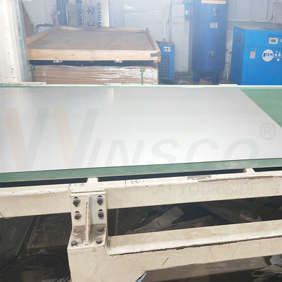 Koudgewalst 1500mmx3000mm roestvrij staalplaat 316 316L Graad 2B Oppervlakte molen Afwerking 5x10ft 0,5mm Dik