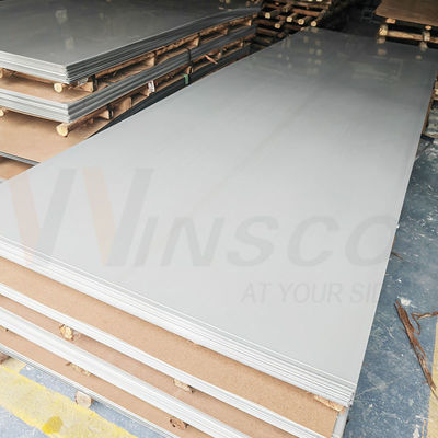 2B Mill Finish SUS 304 304L koudgewalst roestvrij staal plaat 1220mmx2440mmx0.6mm