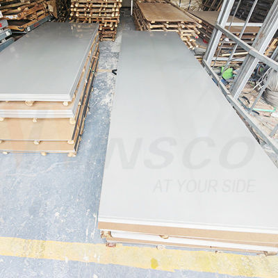 AISI 201 koudgewalst, gemakkelijk te snijden roestvrij staal 2B Mill Edge Sheet met 1250mmx2500mmx0.9mm