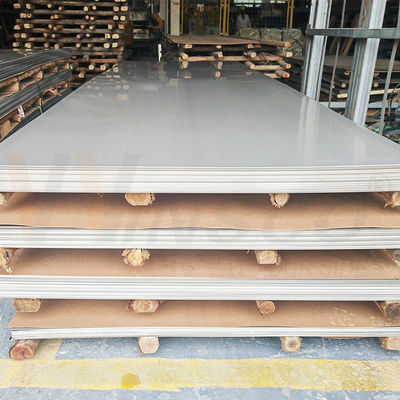 2500 mm Lengte 1250 mm Breedte 0,9 mm Dikte Kleine tolerantie TP 316 316L Koudgewalste roestvrijstalen plaat 2B Molenrand