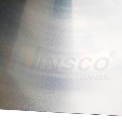 SS 316 Dikke textuur Inox-metaalplaat 1500mmx3000mm Roestvrij staalplaat nr.4 #4 Gepoetst Afgerond