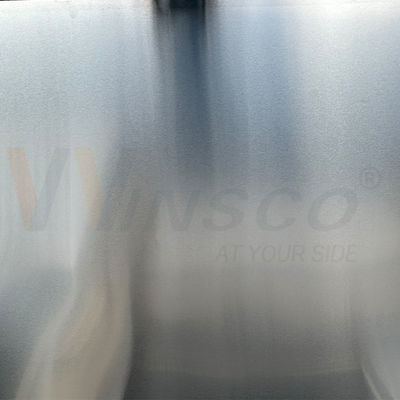 SS 316 Dikke textuur Inox-metaalplaat 1500mmx3000mm Roestvrij staalplaat nr.4 #4 Gepoetst Afgerond
