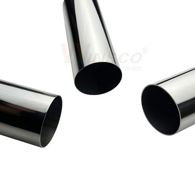 Spiegel Satin Afgewerkt 1,2 mm-3,5 mm Wanddik Inox Ronde Pipe 60,3 mm 2 3/8' roestvrijstalen metalen buis 201 304 316 Graad