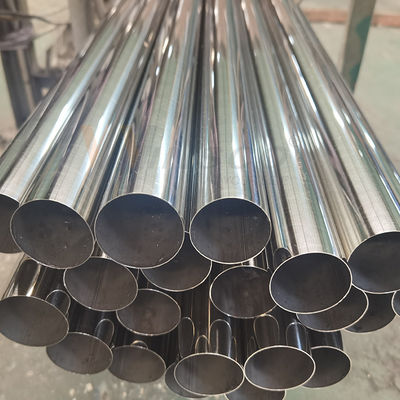 Spiegel Satin Afgewerkt 1,2 mm-3,5 mm Wanddik Inox Ronde Pipe 60,3 mm 2 3/8' roestvrijstalen metalen buis 201 304 316 Graad