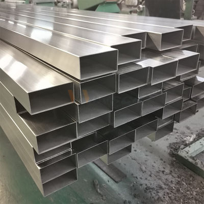 AISI 201 304 316 Spiegel Satin Afwerking 30mmx60mm Grootte Roestvrij staal Inox rechthoekige buis 0.5mm-2.7mm Dikte