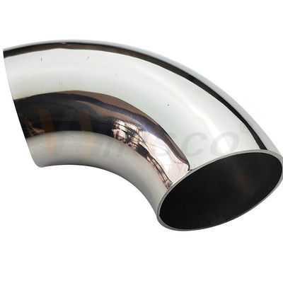 High Precision SS 201 304 316 Railing Fittings 1.2mm-2.0mm Thick 50.8mm 2' OD Stainless Steel Handrail Elbow Connector