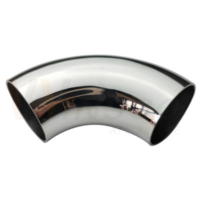 Gemakkelijk te installeren SS 201 304 316 Spiegel Satine Inox Trap Accessoires 63.5mm 2 1/2 Inch OD Roestvrij staal handrail Elbow