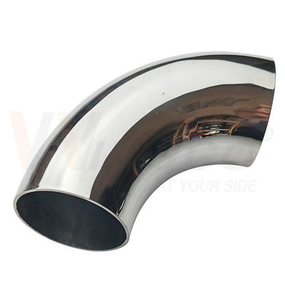 Gemakkelijk te installeren SS 201 304 316 Spiegel Satine Inox Trap Accessoires 63.5mm 2 1/2 Inch OD Roestvrij staal handrail Elbow