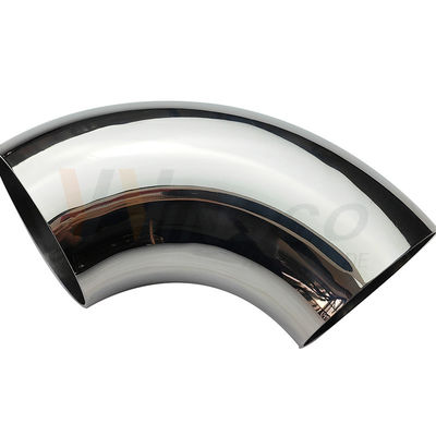AISI 201 304 316 Spiegel Satin 76,2 mm 3 inch OD roestvrij staal handrail Elleboog 1,2 mm-2,0 mm Dik