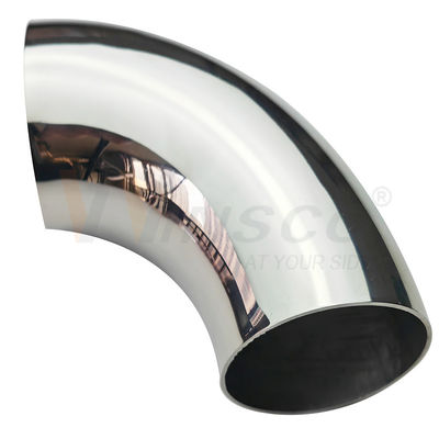 AISI 201 304 316 Spiegel Satin 76,2 mm 3 inch OD roestvrij staal handrail Elleboog 1,2 mm-2,0 mm Dik