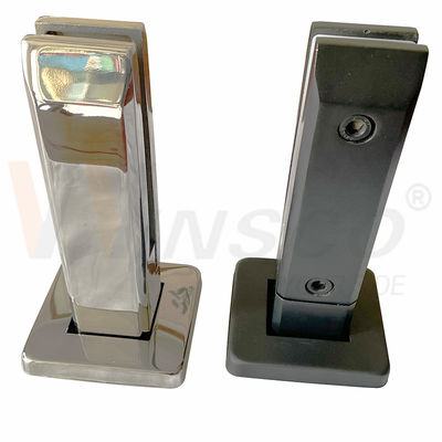 SUS 304 316 Haarlijn Zwart Mat Mirror Oppervlak Roestvrij staal Zwembad Glas Spigot Voor 12mm 24mm Glas