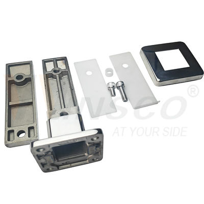 SUS 304 316 Haarlijn Zwart Mat Mirror Oppervlak Roestvrij staal Zwembad Glas Spigot Voor 12mm 24mm Glas