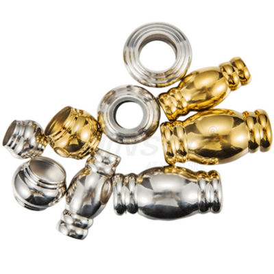 Spiegel Zilveren Goud Inox Railing Accessories SS 201 304 Roestvrij staal Bamboe Joint Connector Voor 19mm Handrail Pipe