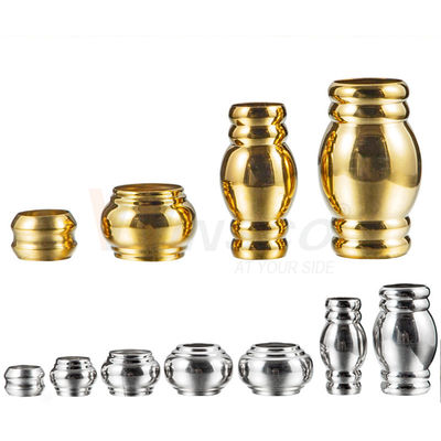 Spiegel Zilveren Goud Inox Railing Accessories SS 201 304 Roestvrij staal Bamboe Joint Connector Voor 19mm Handrail Pipe