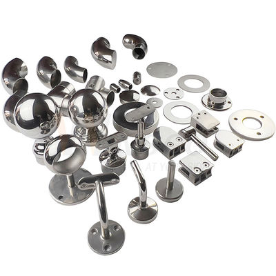 Stainless Steel Balustrade Fittings SUS 201 304 316 Ruitencomponenten van roestvrij staal
