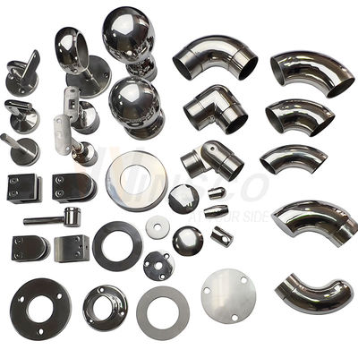 Stainless Steel Balustrade Fittings SUS 201 304 316 Ruitencomponenten van roestvrij staal