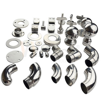 Stainless Steel Balustrade Fittings SUS 201 304 316 Ruitencomponenten van roestvrij staal