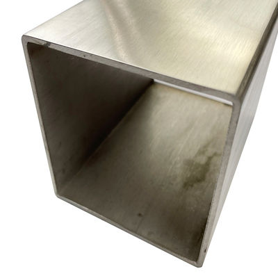 SUS 201 AISI 304 TP 316 Grade Grote grootte Inxo Dikke wandbuis 120mmx120mm Ruimtebuis van roestvrij staal