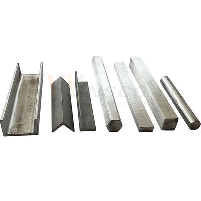 Volledige specificaties SUS 201 304 316 Graad Inox Rod Ronde Suqare Flat Hexagon Angle Channel Shape roestvrijstalen staaf