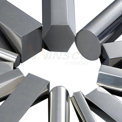 Volledige specificaties SUS 201 304 316 Graad Inox Rod Ronde Suqare Flat Hexagon Angle Channel Shape roestvrijstalen staaf