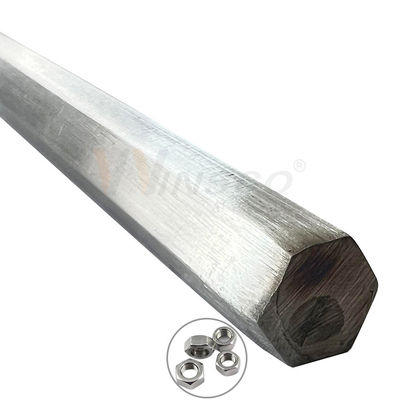 Fabriek Acero roestvrij staaf AISI 201 304 316 Solid Shaft Welding Roestvrij staal Hexagon Rod