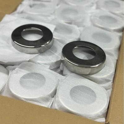 Roestvrij staal roestvrij staalrailpost basis dekking Compatibel met 38 mm en 50 mm ronde buizen voor balustrades