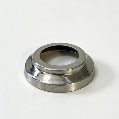 Premium roestvrij staal handgreep post basis cover met elegante gepolijste afwerking en maat