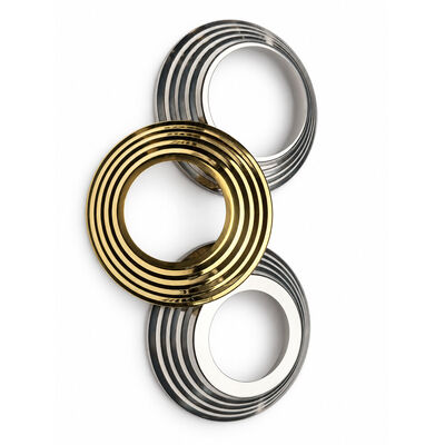 SS 201 304 Roestvrij staaronderdelen Zilvergoud Roestvrij staal handrail basis dekking Voor 19mm 1'' 2' 63.5mm Ronde Newel Post