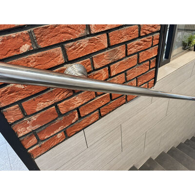 SS 201 304 Roestvrij staaronderdelen Zilvergoud Roestvrij staal handrail basis dekking Voor 19mm 1'' 2' 63.5mm Ronde Newel Post