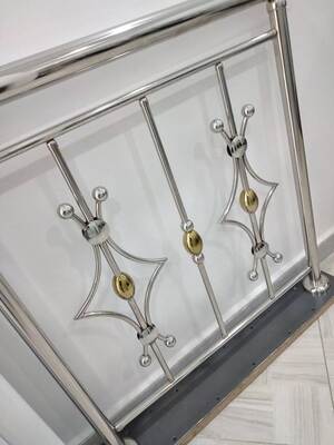 Spiegel Zilveren Goud Inox Railing Accessories SS 201 304 Roestvrij staal Bamboe Joint Connector Voor 19mm Handrail Pipe