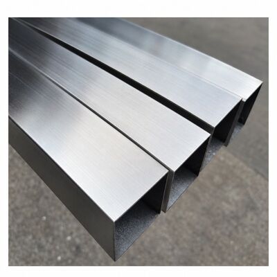 50x50mm Satine geborsteld ruit van roestvrij staal Tube 201 304 316, 1,2 ∼3,5 mm wanddikte
