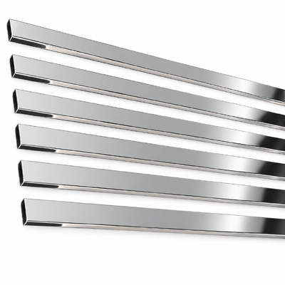 30x10mm SUS 304 316 201 8K Spiegelgepolijste Roestvrijstalen Rechthoekige Buis voor Badkamermeubilair & Decoratie