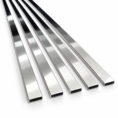 30x10mm SUS 304 316 201 8K Spiegelgepolijste Roestvrijstalen Rechthoekige Buis voor Badkamermeubilair & Decoratie