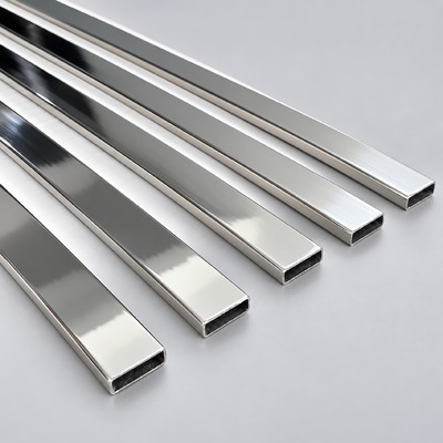 30x10mm SUS 304 316 201 8K Spiegelgepolijste Roestvrijstalen Rechthoekige Buis voor Badkamermeubilair & Decoratie