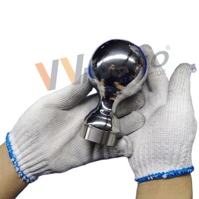 Graad 304 316 Vlekvrye trappenbevestigingen 80 mm Dia roestvrij staal decoratieve leuning bal voor 50,8 mm 2 inch ronde buis