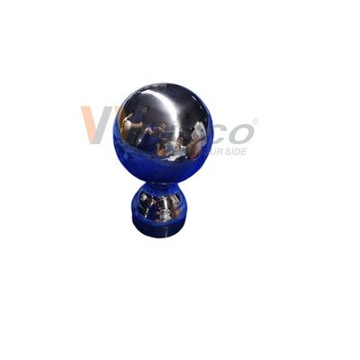 Graad 304 316 Vlekvrye trappenbevestigingen 80 mm Dia roestvrij staal decoratieve leuning bal voor 50,8 mm 2 inch ronde buis