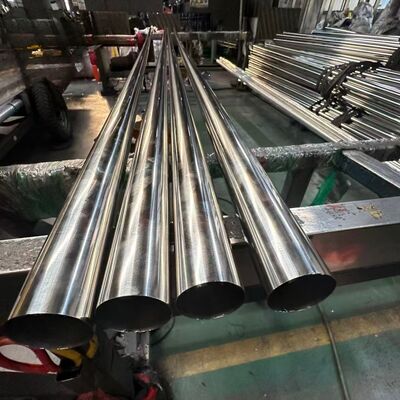 1 3/4 " 44,5 mm rounde buis van roestvrij staal 0,4-3,0 mm wanddikte 600 Grit Satin Afwerking 304 Inox buis, 201/316L Optioneel