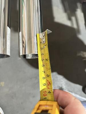 304L roestvrijstalen buis spiegel gepolijst ronde vierkant rechthoekige buis met aangepaste lengte voor handrail gebouw decoratie