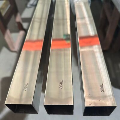 304L roestvrijstalen buis spiegel gepolijst ronde vierkant rechthoekige buis met aangepaste lengte voor handrail gebouw decoratie
