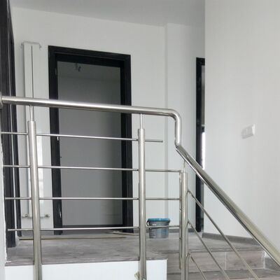 SS201, SS304 en SS316 roestvrij staal 90° korte handrail elleboog voor 25,4 ∼ 50,8 mm ronde buizen