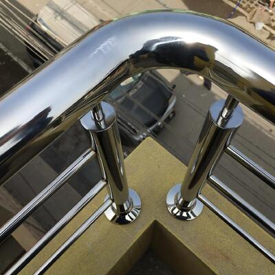 55 mm booglengte 19.1 mm OD roestvrijstalen leuning Elbow 201 304 316 Grade Inox handrail Accessoires