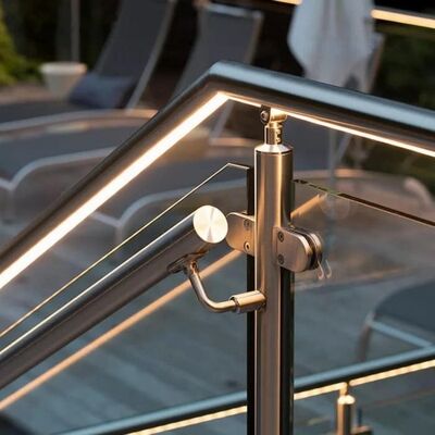 Stainless Steel Balustrade Fittings SUS 201 304 316 Ruitencomponenten van roestvrij staal
