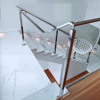 Stainless Steel Balustrade Fittings SUS 201 304 316 Ruitencomponenten van roestvrij staal