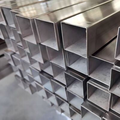 10×10 mm tot 200×200 mm Roestvrijstalen Vierkante en Rechthoekige Buizen met 1,5-5,0 mm Wanddikte voor Constructie & Balustrades