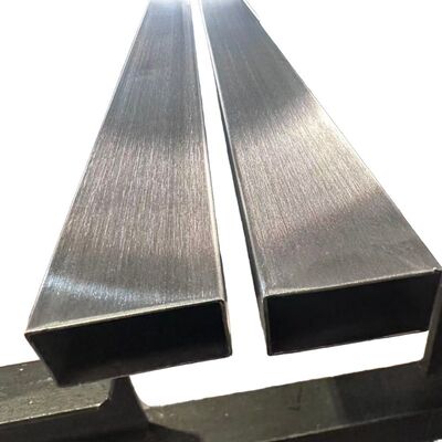 40×20 mm vlekkeloos stalen rechthoekige buis met 180G haarlijn Afwerking in SS201 304 316