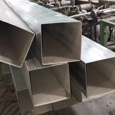 Lagere kosten 201 304 316 Graad Inox Vierkante buis Spiegel Vlek Afgesloten 200mmx200mm Grote grootte roestvrijstalen buis