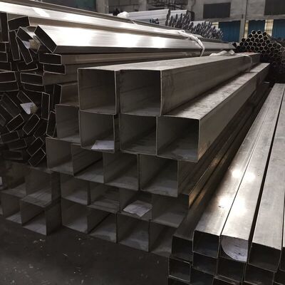 Lagere kosten 201 304 316 Graad Inox Vierkante buis Spiegel Vlek Afgesloten 200mmx200mm Grote grootte roestvrijstalen buis