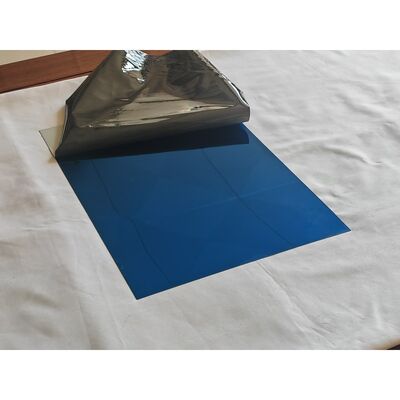 1000mmx2000mm SUS304 304L Saffierblauw 8K Spiegel Inox Plaat, PVD Kleur Roestvrij Staal Plaat