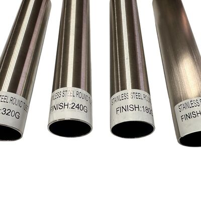 WINSCO Metal Stainless Steel Round Tube with Matte Finish 320G 240G for Decorative Stainless Steel Tubing